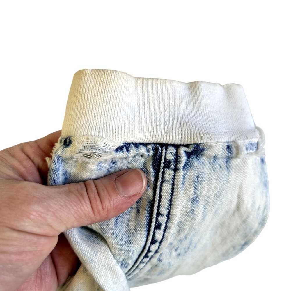 Unkwn 90's Chubbies STONEWASH Denim ColorBlock RU… - image 9