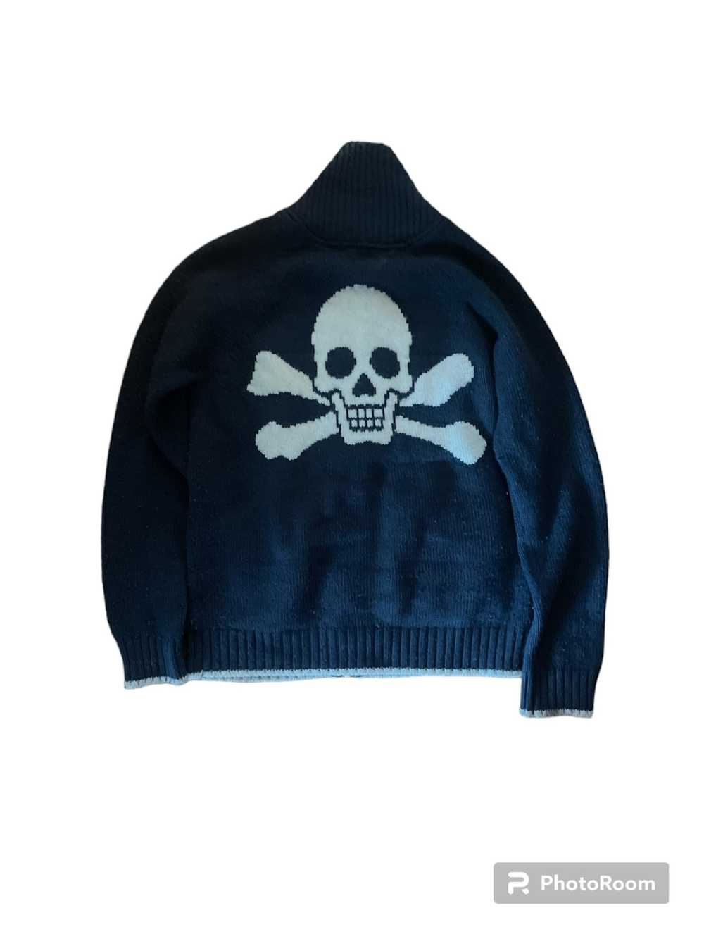 Hysteric Glamour × Japanese Brand skull knit zip - image 5
