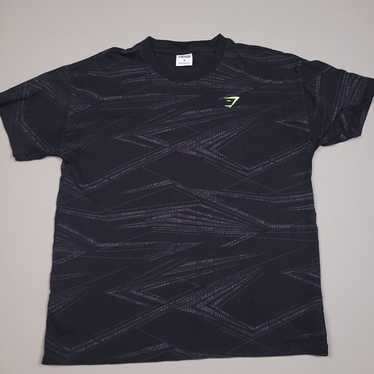 Gymshark Grey Graphic Short Sleeve Athletic T-Shirt Size M