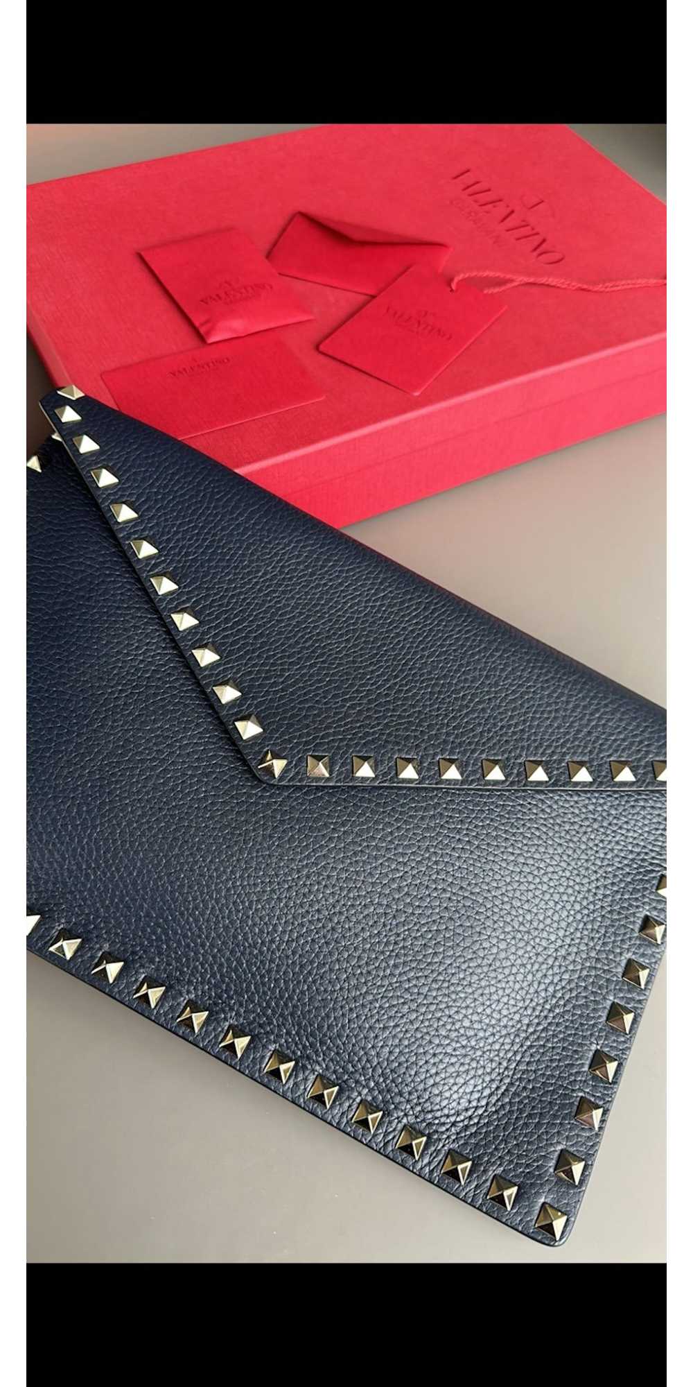 Valentino Valentino Stud Envelope Clutch - image 2