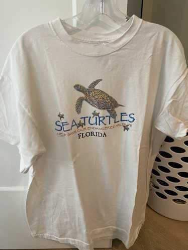 Jerzees × Vintage FLORIDA SAVE THE TURTLES SHIRT