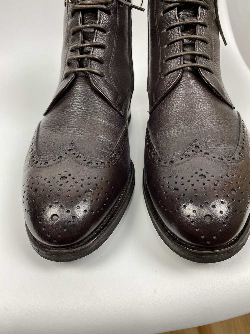 Mario Bruni Mario Bruni Brown Leather Brogues Nat… - image 6