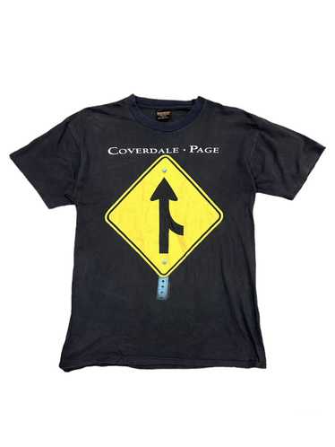 Coverdale Page JAPAN TOUR 1993 Tシャツ L Vintage Rare Coverdale Page 1993 Japan Tour T-Shirt