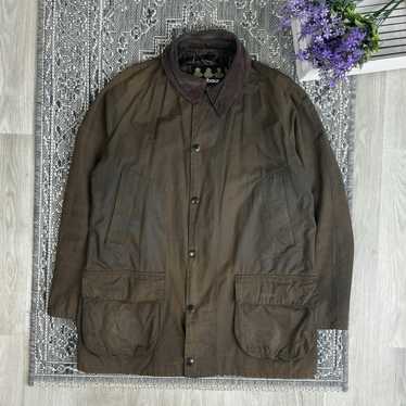 Barbour × Vintage BARBOUR BRISTOL WAX BROWN JACKE… - image 1