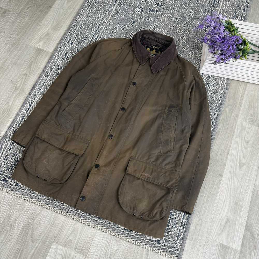 Barbour × Vintage BARBOUR BRISTOL WAX BROWN JACKE… - image 2