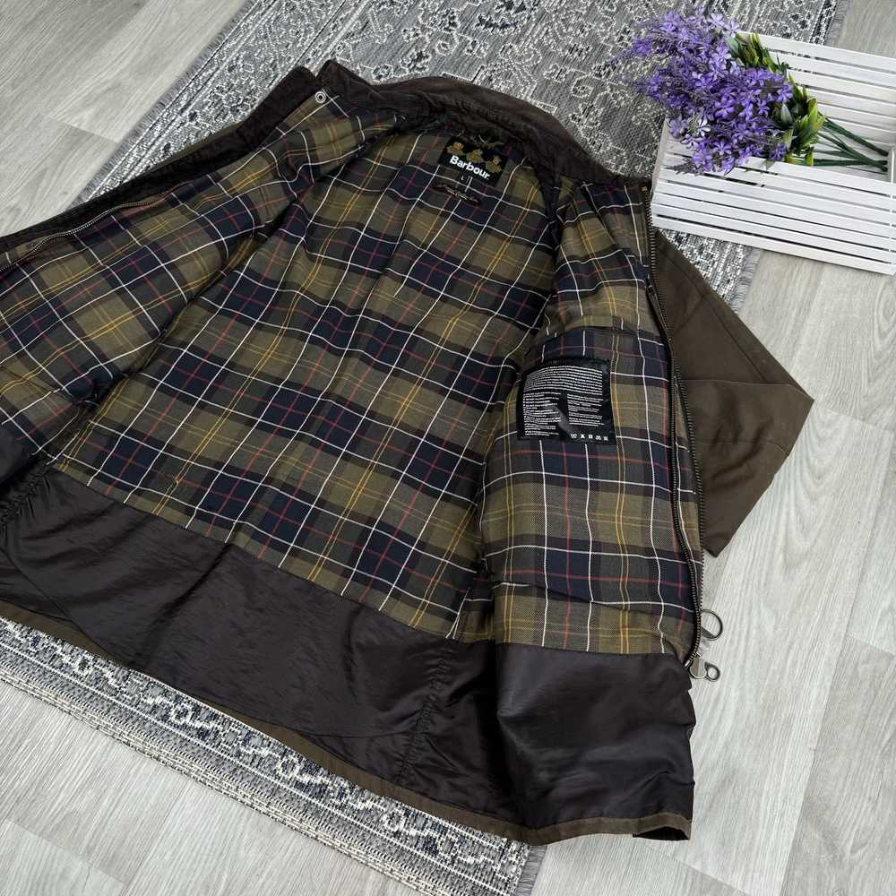 Barbour × Vintage BARBOUR BRISTOL WAX BROWN JACKE… - image 4