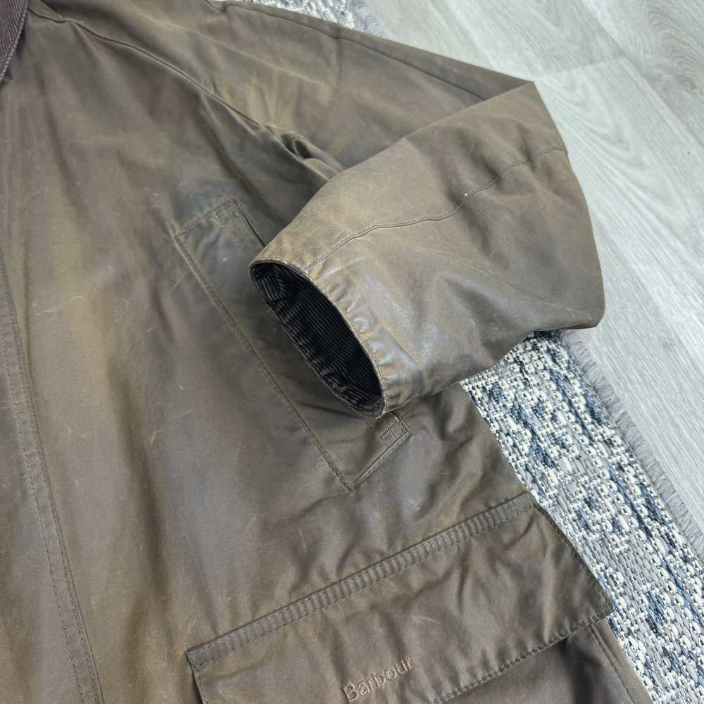 Barbour × Vintage BARBOUR BRISTOL WAX BROWN JACKE… - image 7