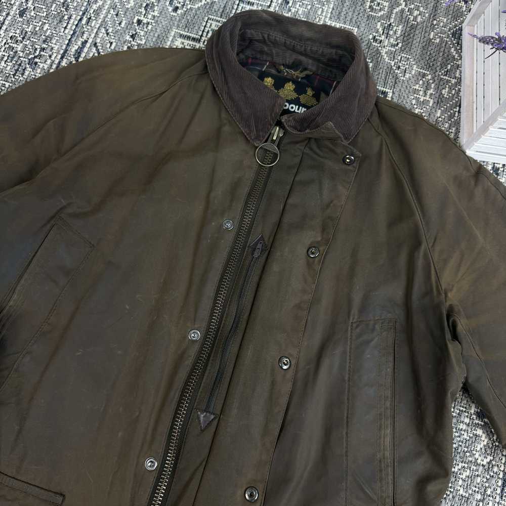 Barbour × Vintage BARBOUR BRISTOL WAX BROWN JACKE… - image 8