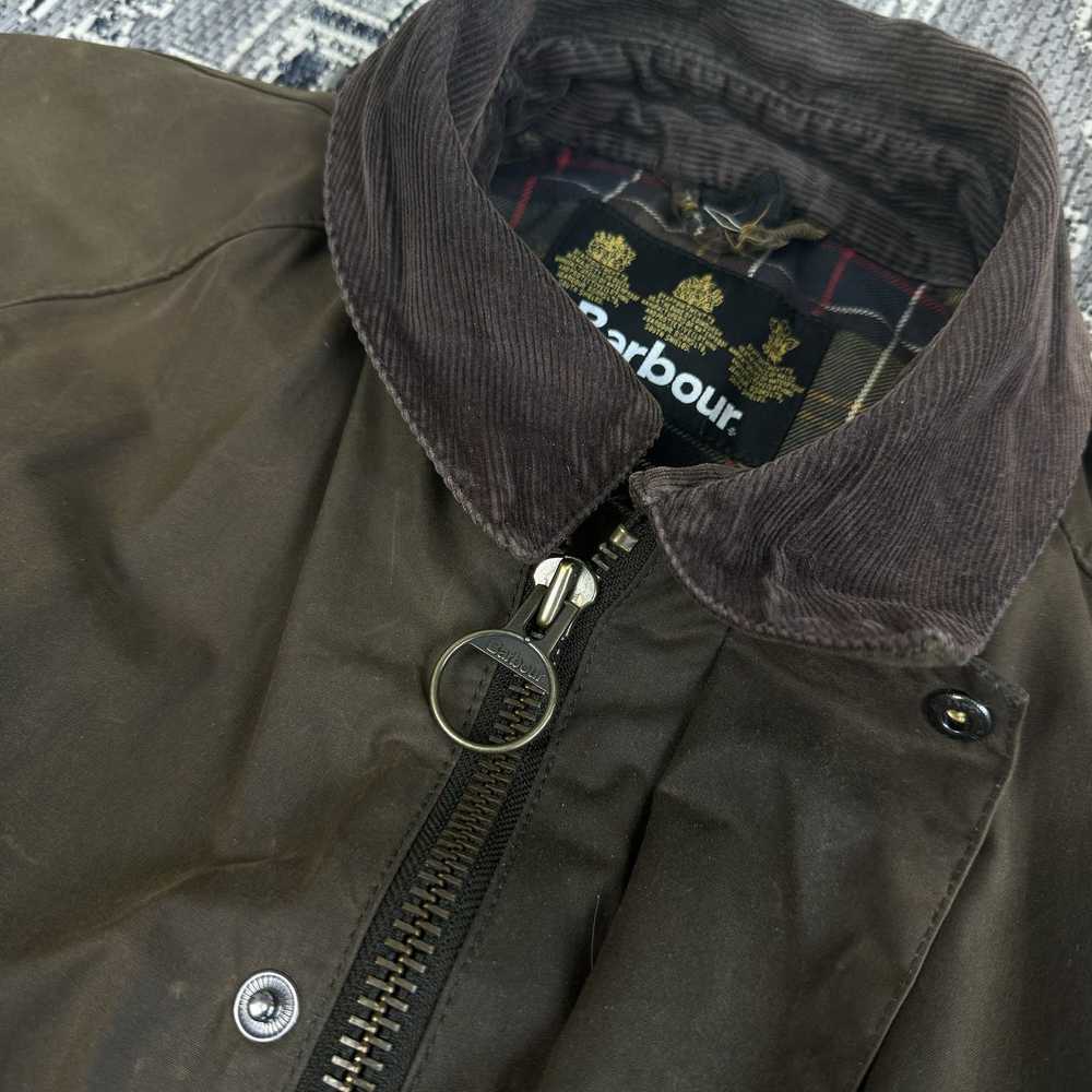 Barbour × Vintage BARBOUR BRISTOL WAX BROWN JACKE… - image 9