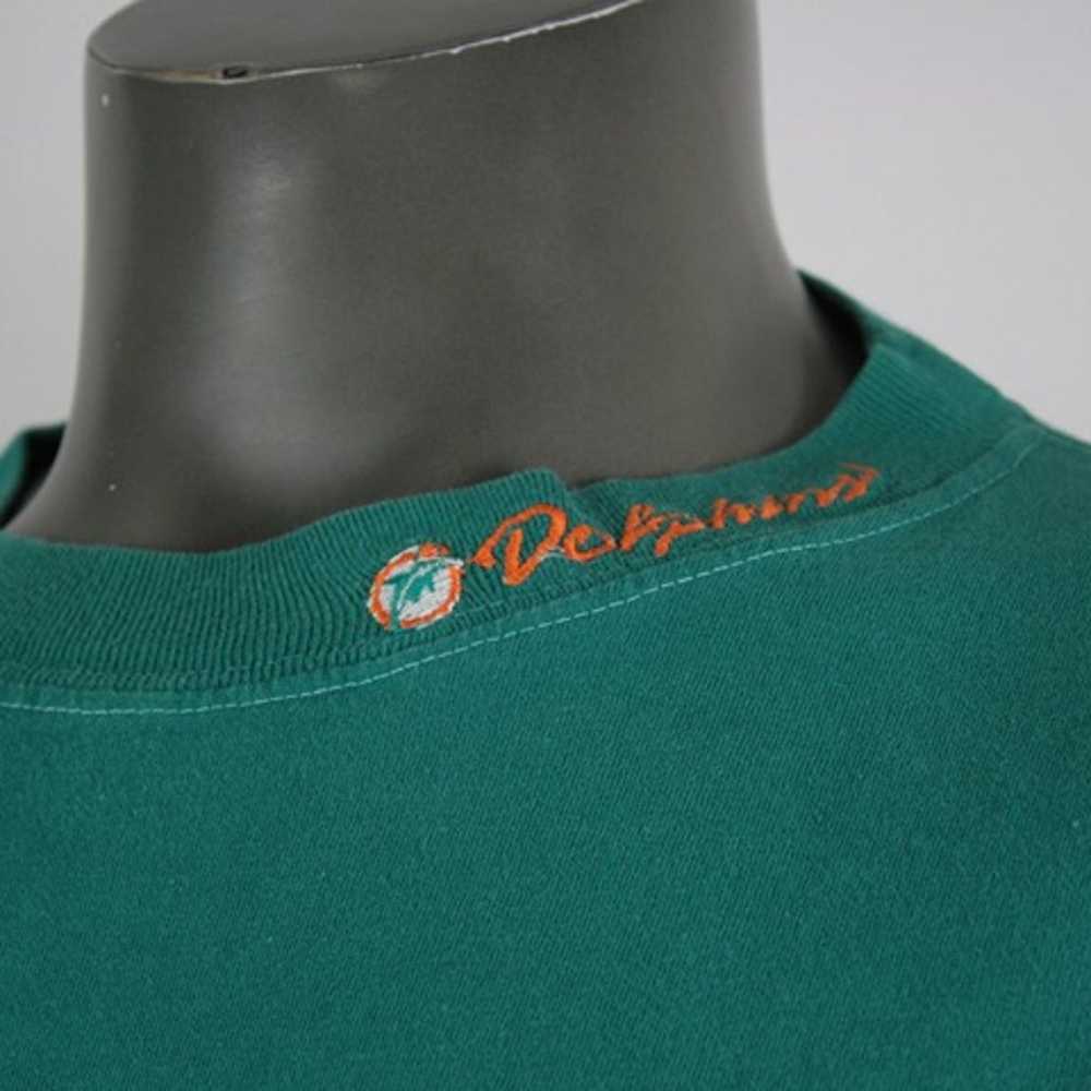 Vintage 90s Miami Dolphins Collar Spell Out Long … - image 2