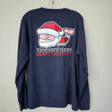 Vineyard Vines Christmas Santa Claus Fishing Men's Sm… - Gem