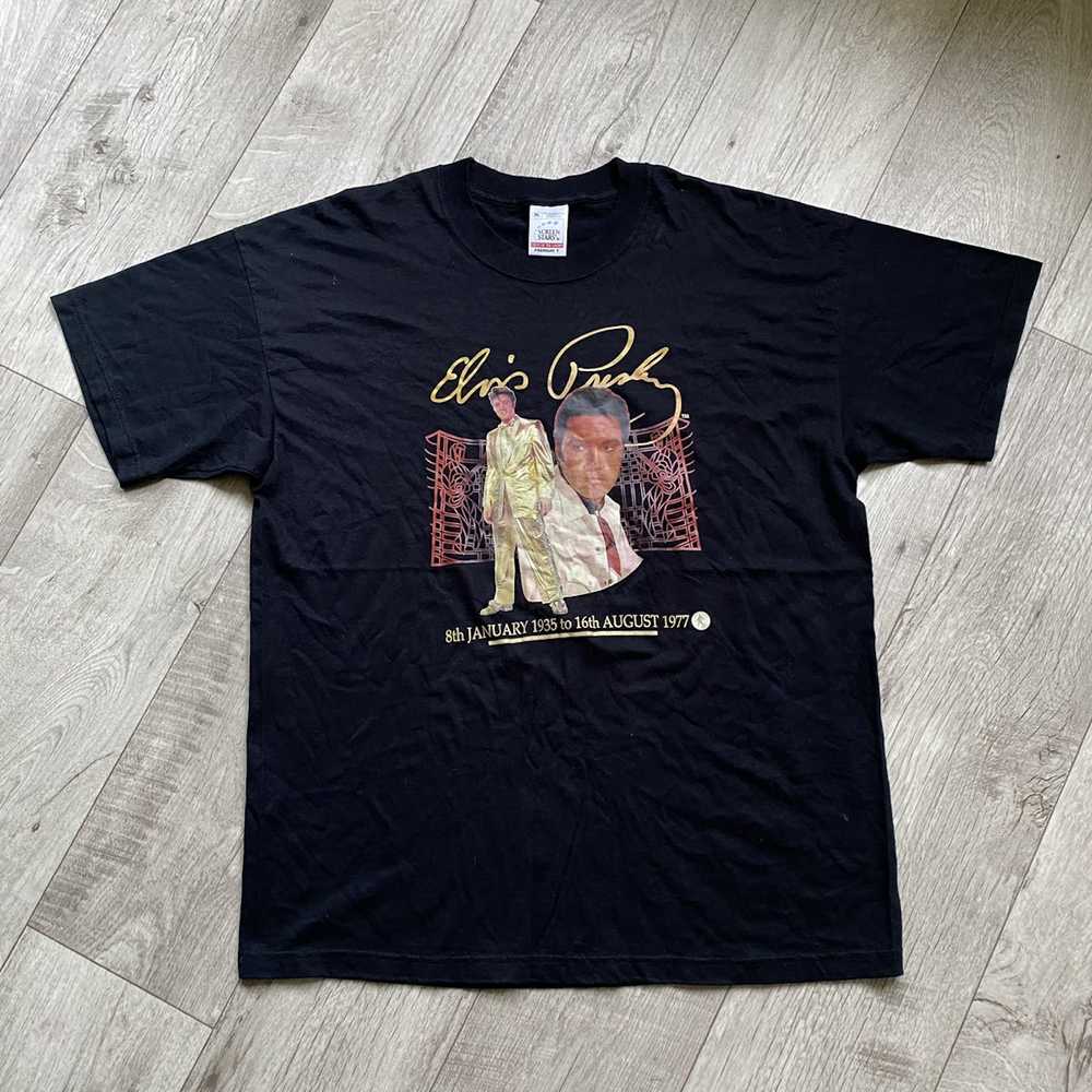 Band Tees × Streetwear × Vintage ELVIS PRESLEY 20… - image 1