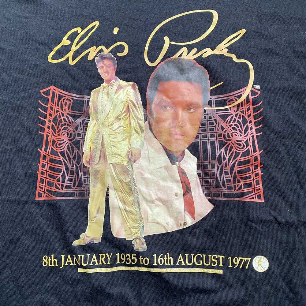 Band Tees × Streetwear × Vintage ELVIS PRESLEY 20… - image 2