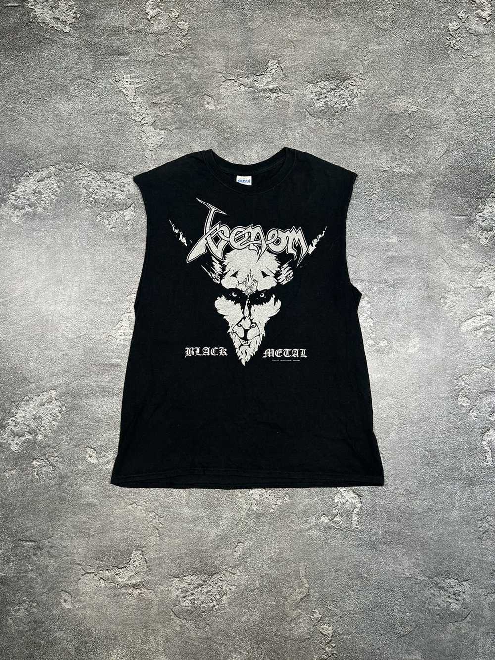 Band Tees × Rock T Shirt × Vintage Venom 90s Blac… - image 1