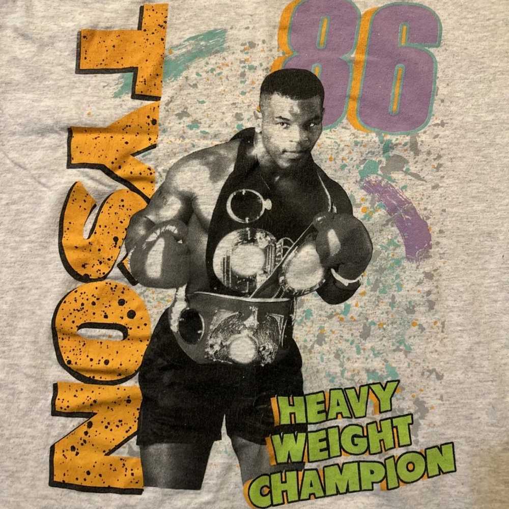 Mike Tyson Retro 1986 Boxing T Shirt Hall Of Fame… - image 3