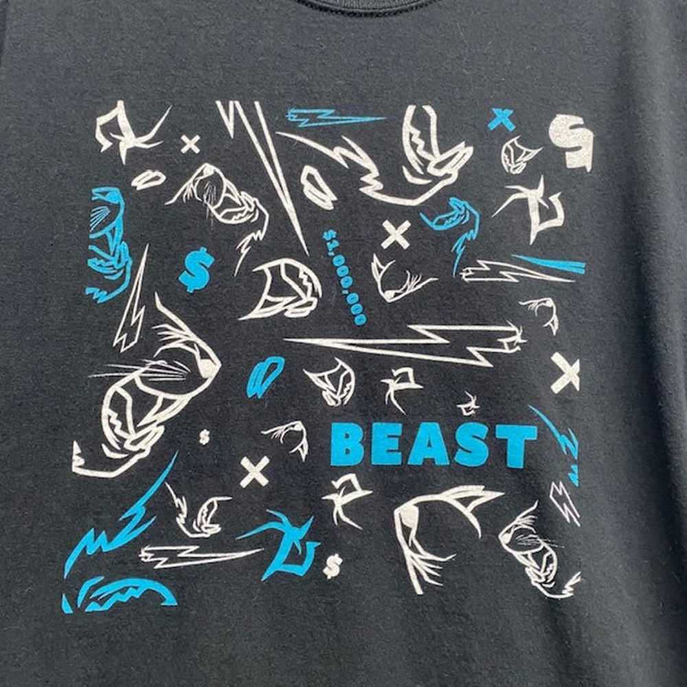 Mens Mr Beast Black T Shirt SIGNED sz M - image 2