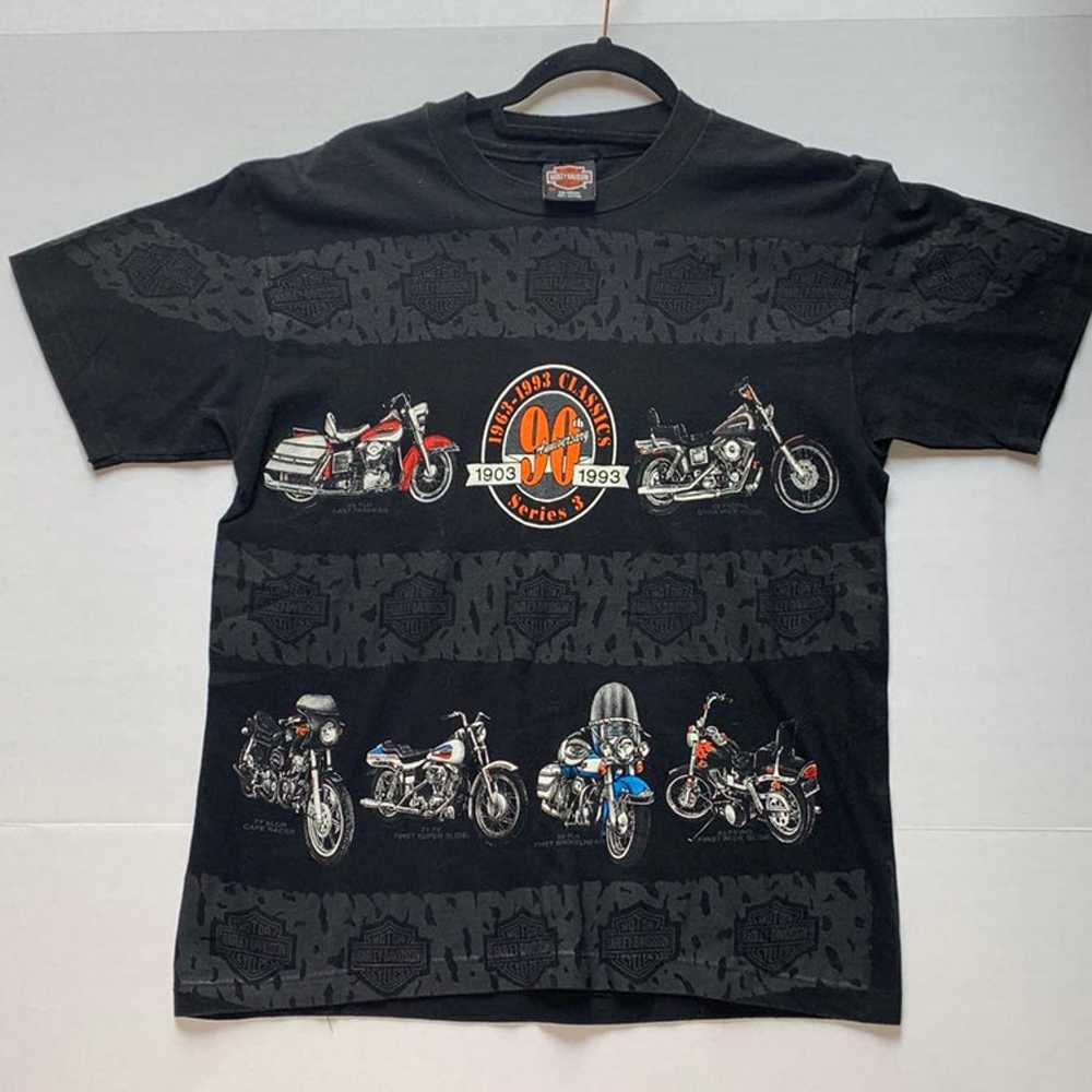 Vtg 1993 Harley Davidson Classics Tshirt - image 1