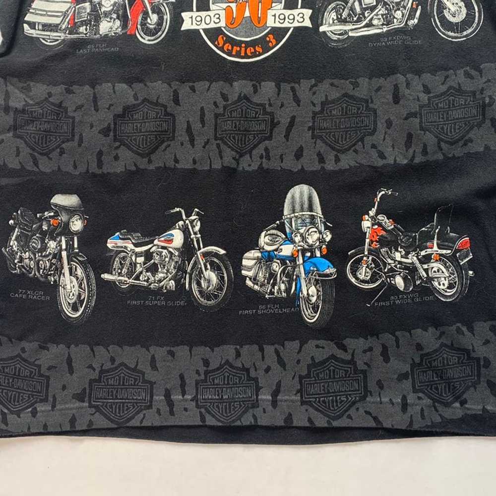 Vtg 1993 Harley Davidson Classics Tshirt - image 6