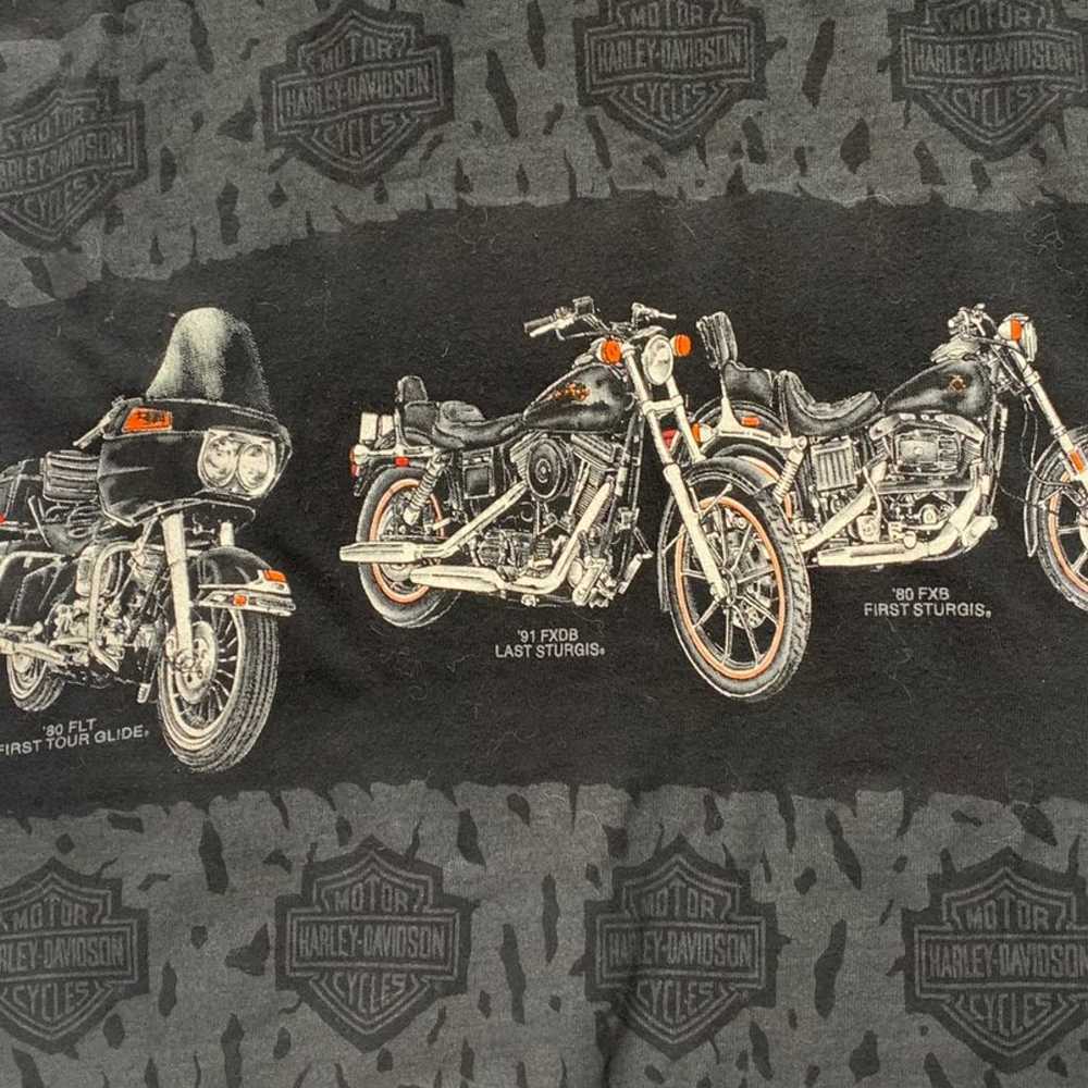 Vtg 1993 Harley Davidson Classics Tshirt - image 8