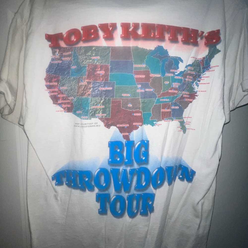 Toby Keith Concert Tour Shirt Adult Size Medium - image 2