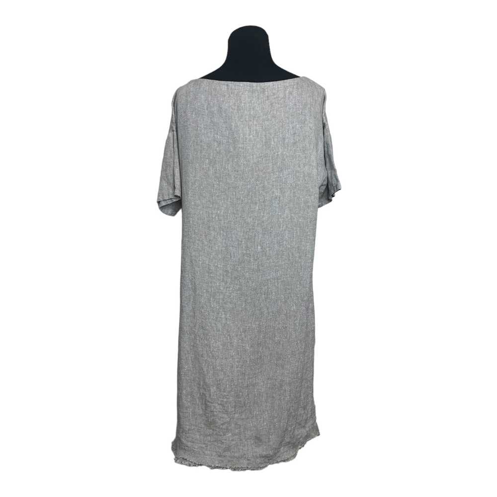 Eileen Fisher Eileen Fisher gray short sleeves dr… - image 2