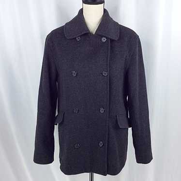 J.Crew J Crew Wool Cashmere Blend Peacoat Overcoa… - image 1