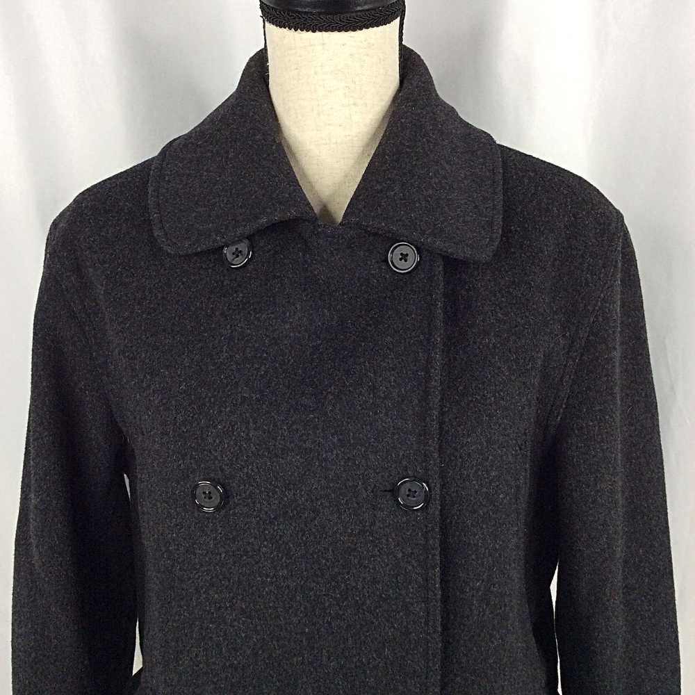 J.Crew J Crew Wool Cashmere Blend Peacoat Overcoa… - image 5