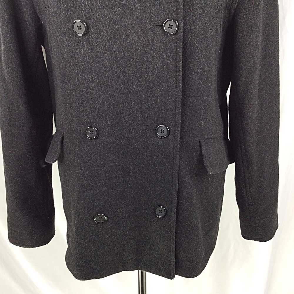 J.Crew J Crew Wool Cashmere Blend Peacoat Overcoa… - image 7