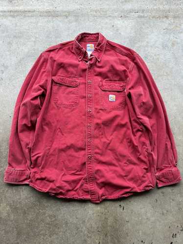 Carhartt × Streetwear × Vintage Carhartt Red Butto