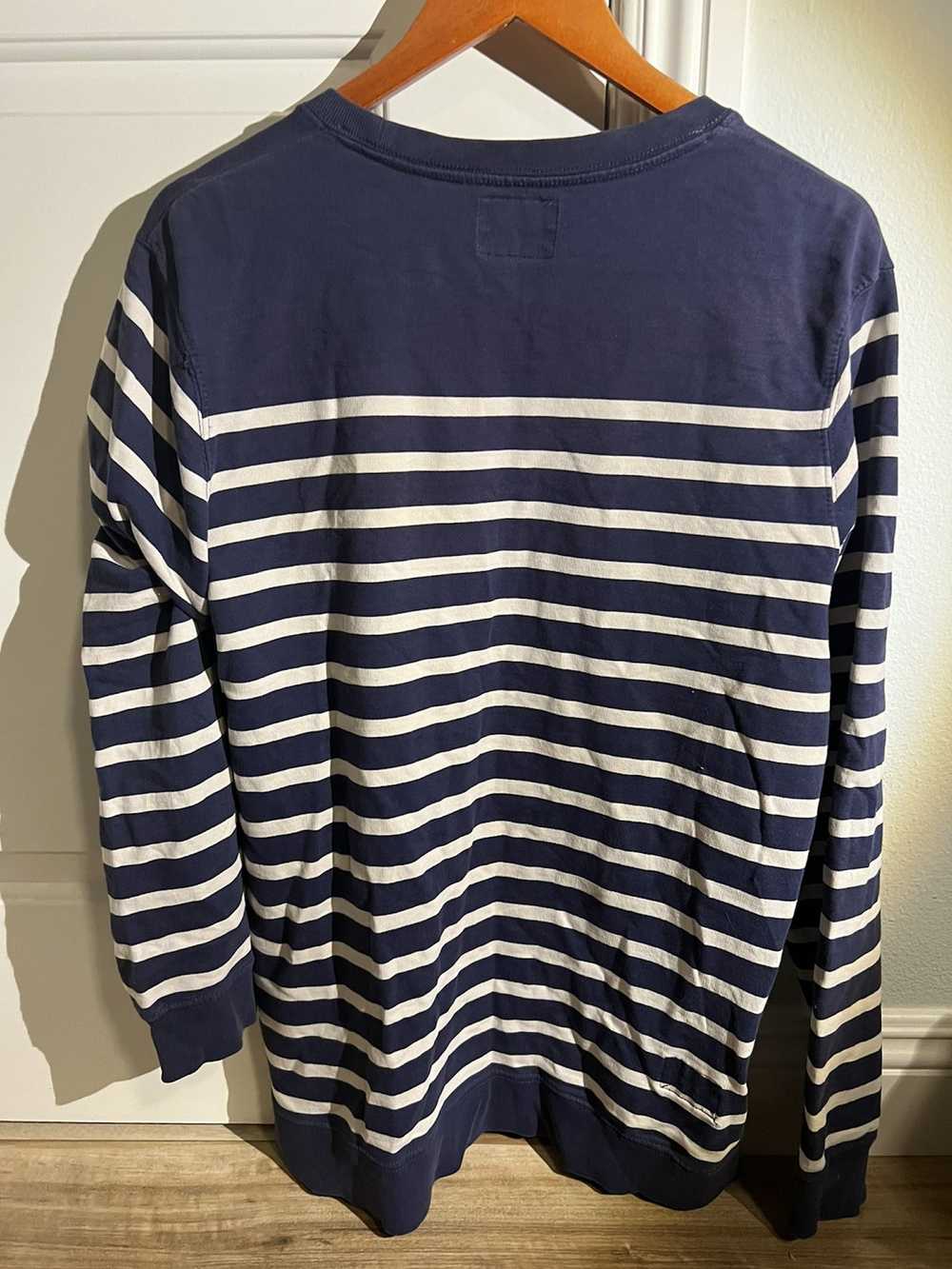 Rag & Bone Rag & Bone striped white on navy long … - image 2