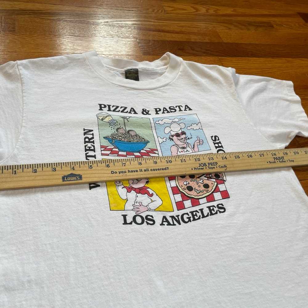 incredible 80s Pizza and Pasta comic strip t-shir… - image 7