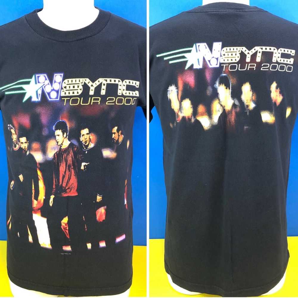 Vintage NSYNC Tour 2000 Double Sided Concert Band… - image 1