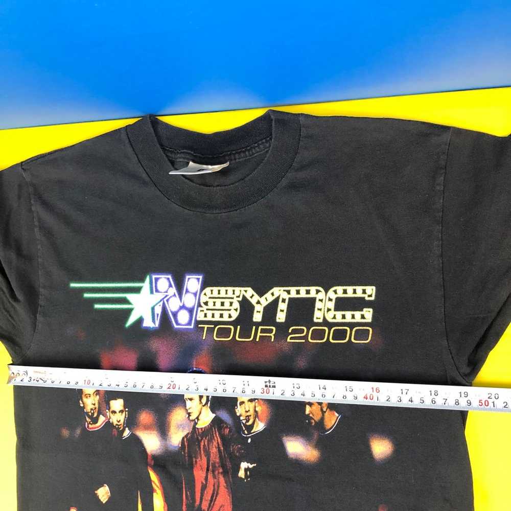 Vintage NSYNC Tour 2000 Double Sided Concert Band… - image 9