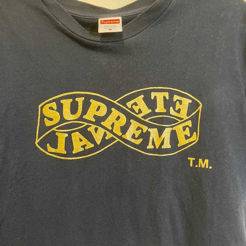 Supreme Eternal Tee (FW18) in Navy - image 4