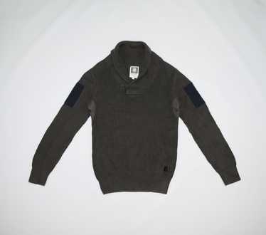 G Star Raw G-STAR Hunt Shawl Collar Knit Sweater … - image 1