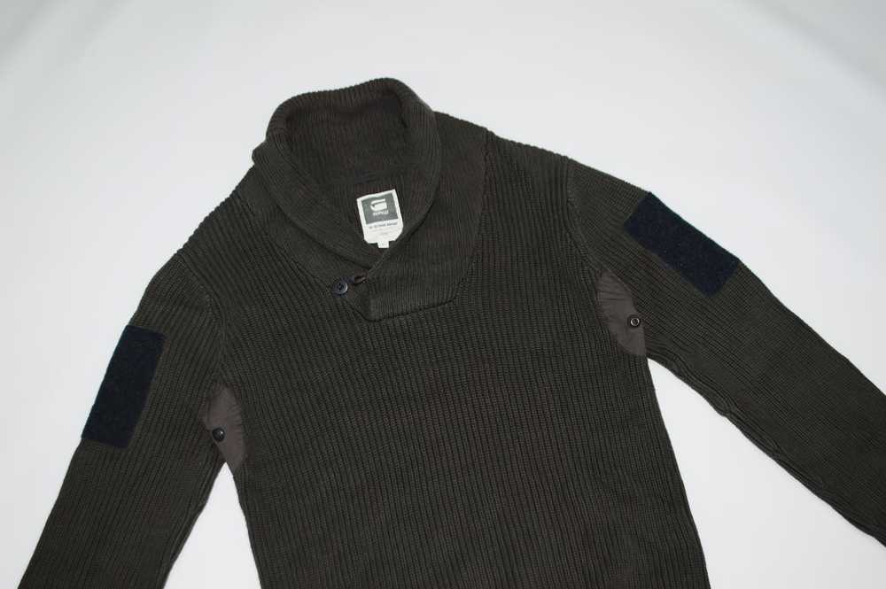 G Star Raw G-STAR Hunt Shawl Collar Knit Sweater … - image 2