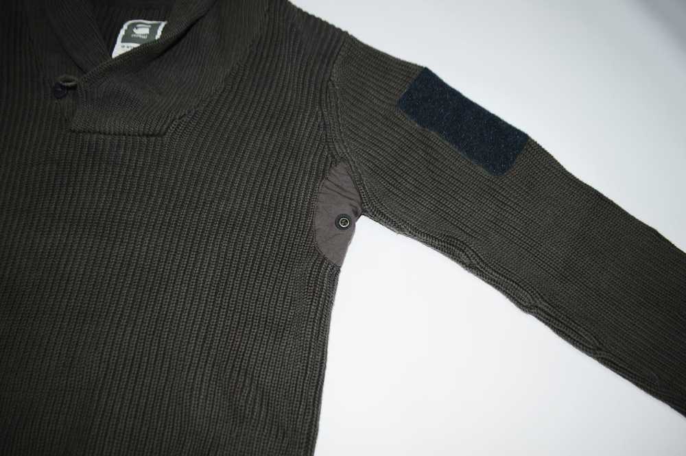 G Star Raw G-STAR Hunt Shawl Collar Knit Sweater … - image 5