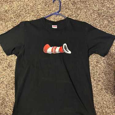 Supreme cat in the hat best sale tee black