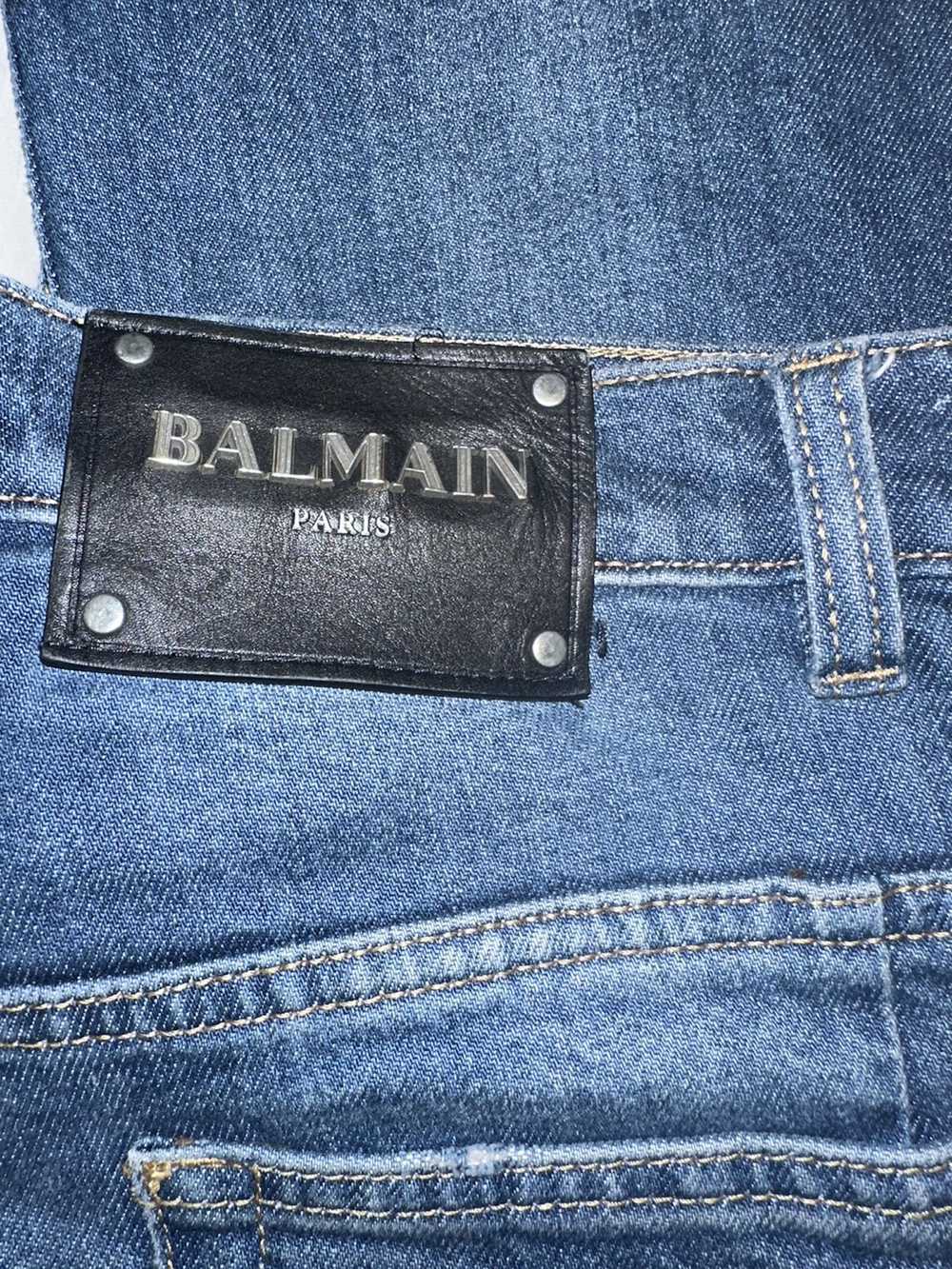 Balmain Balmain Men’s Skinny Jeans with Ribbed De… - image 7