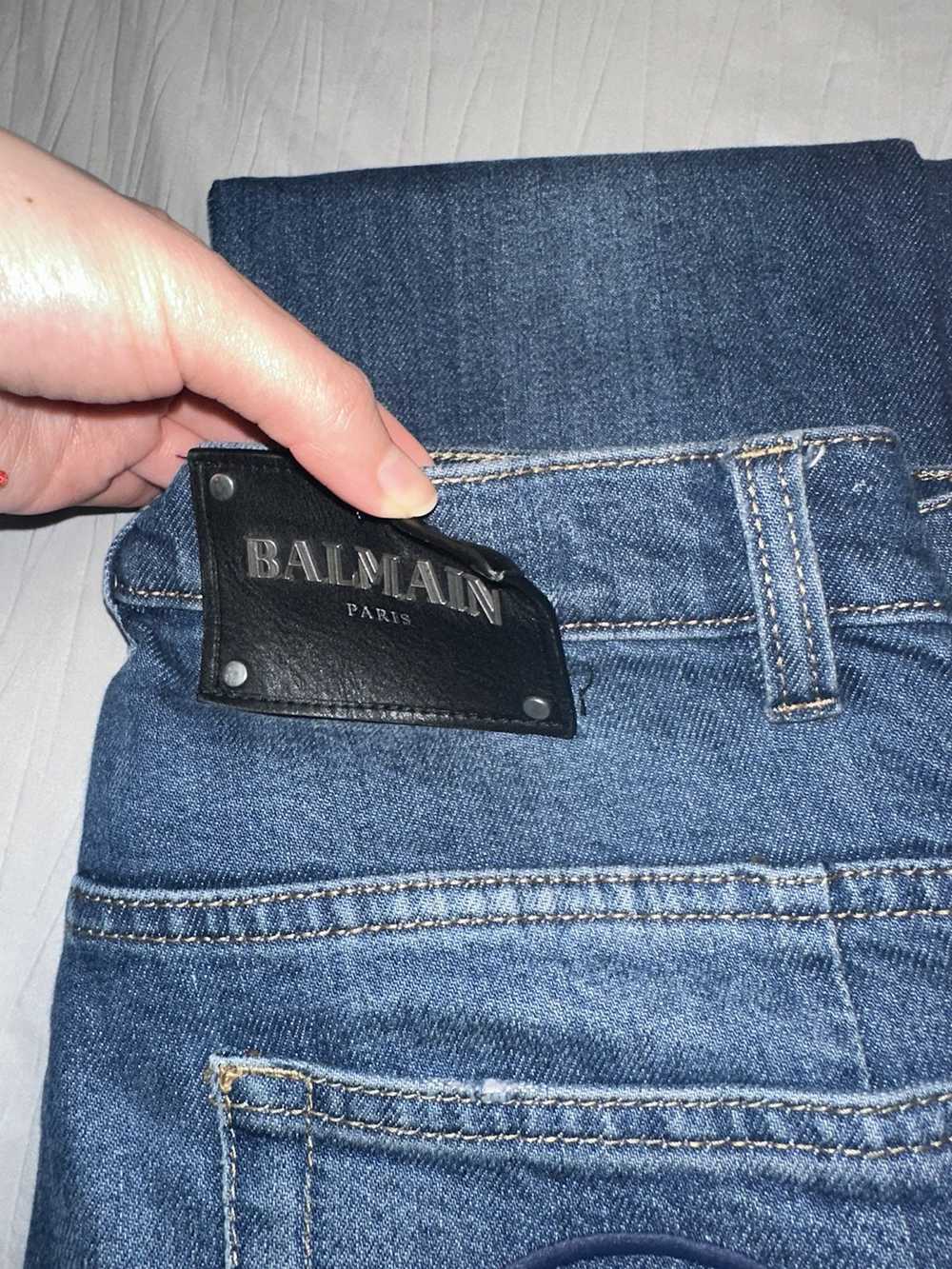 Balmain Balmain Men’s Skinny Jeans with Ribbed De… - image 8