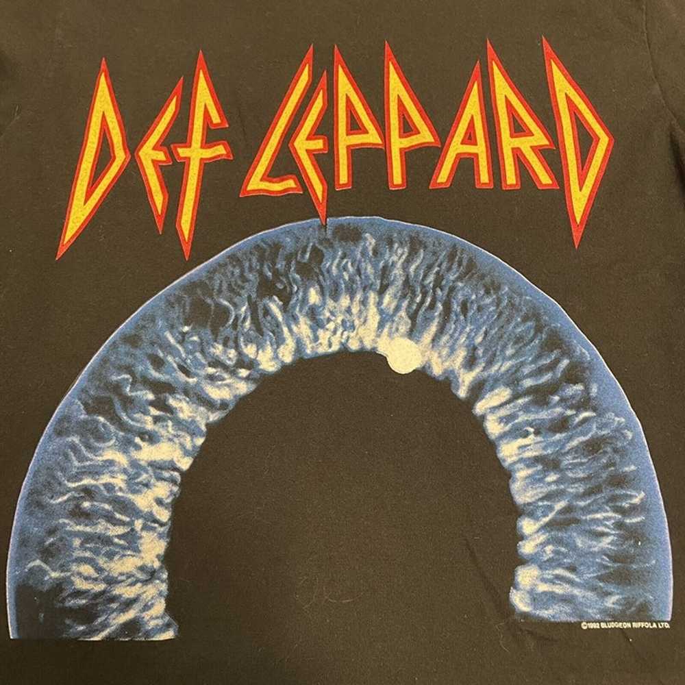 Def Leppard Adrenalize Vintage Tour T Shirt 1992 … - image 3