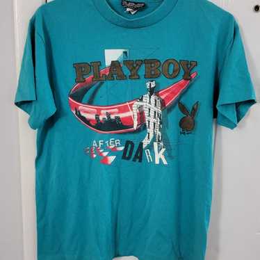 Vintage RARE 80s 90s Playboy after dark shirt