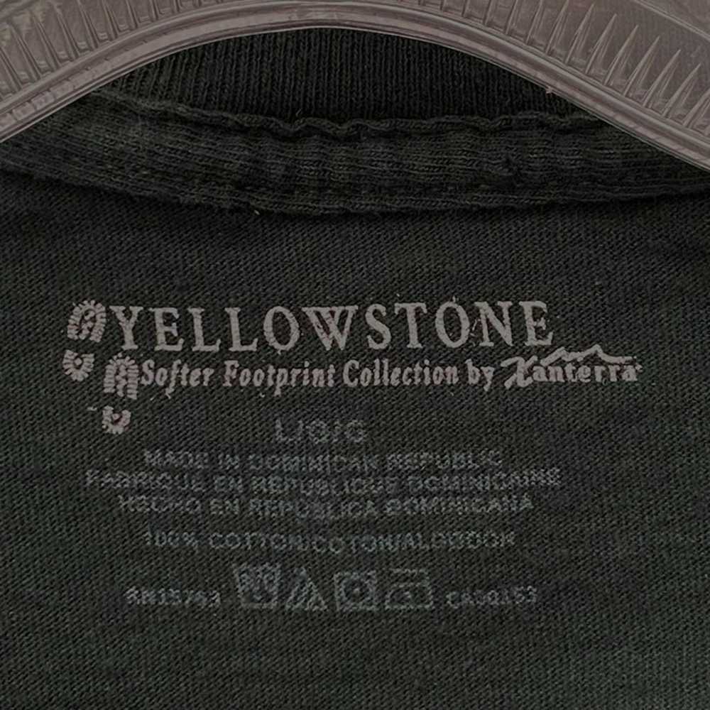 Yellowstone National Park T-Shirt L Green - image 4