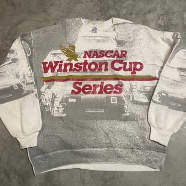 Jerzees Vintage 90s Nascar Winston Cup Series AOP… - image 1