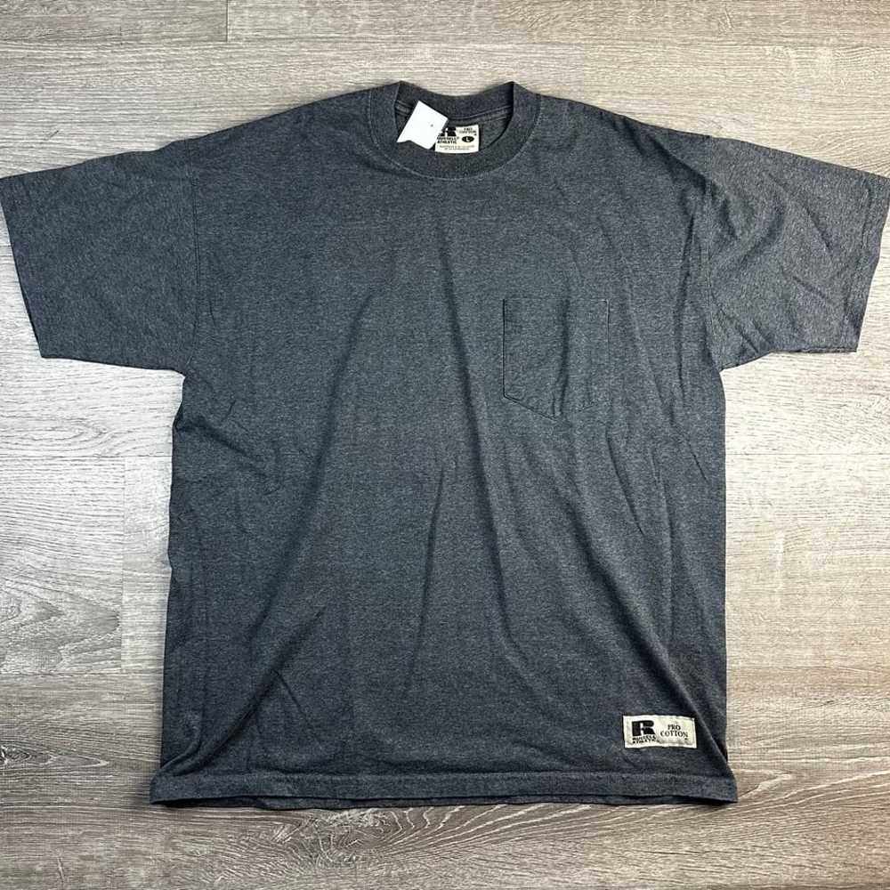 Vintage Russell Athletic Pocket T-Shirt - image 1