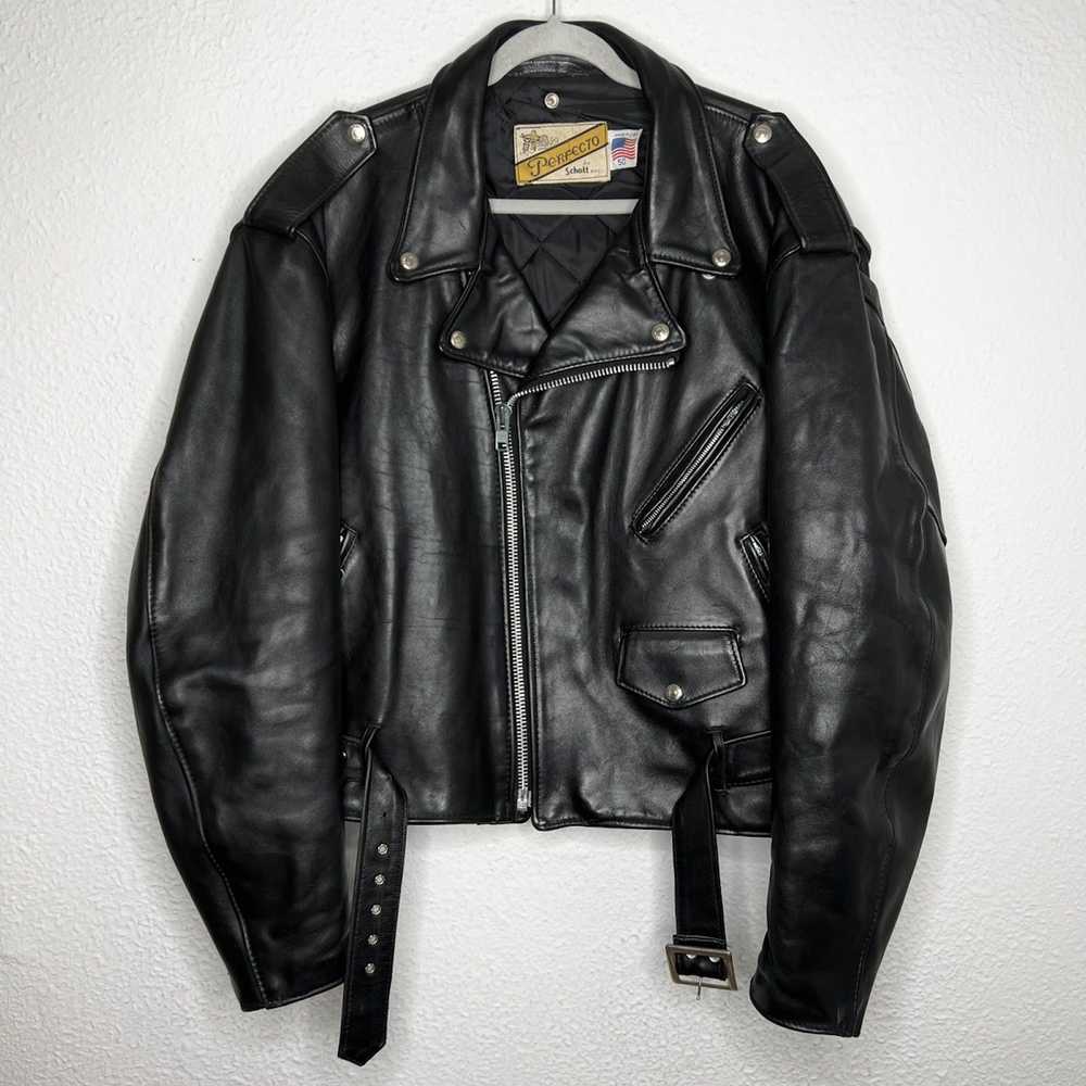Archival Clothing × Leather Jacket × Schott Schot… - image 1