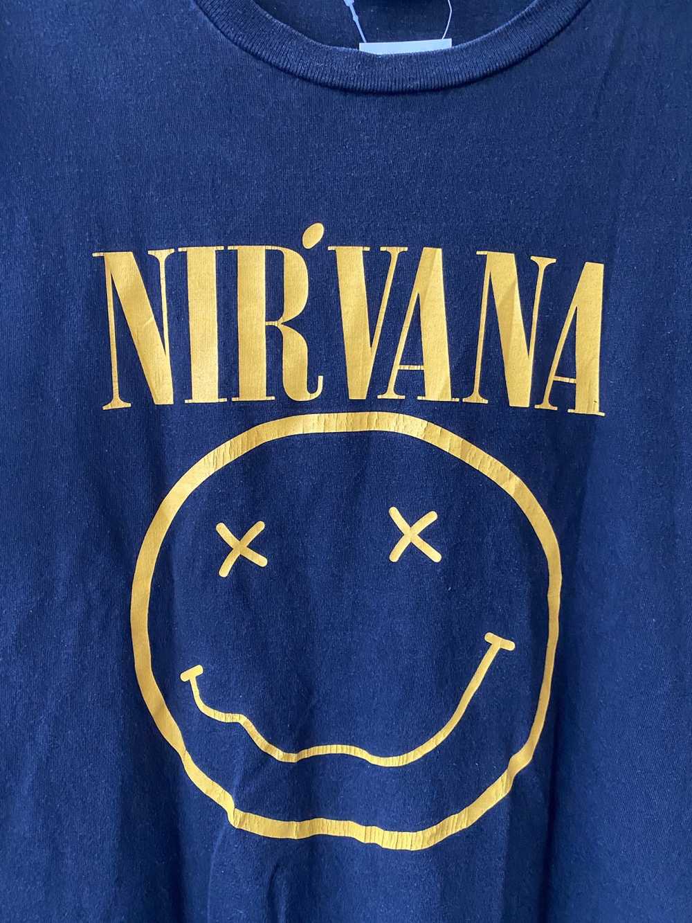 Nirvana × Rock T Shirt × Vintage VINTAGE NIRVANA … - image 2