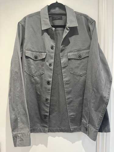 Allsaints ALLSAINTS CHARCOAL BUTTON DOWN