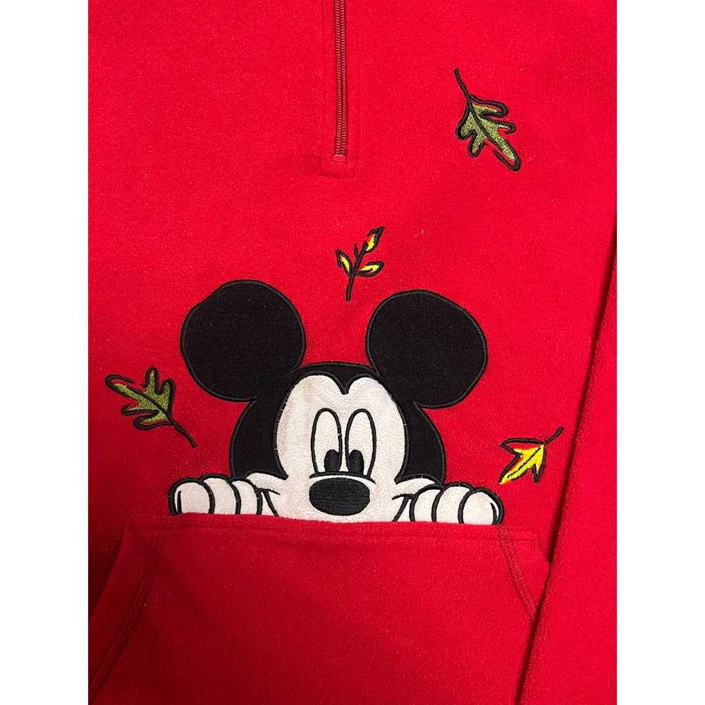 Disney Vintage Mickey Mouse Unlimited Fleece Hood… - image 2