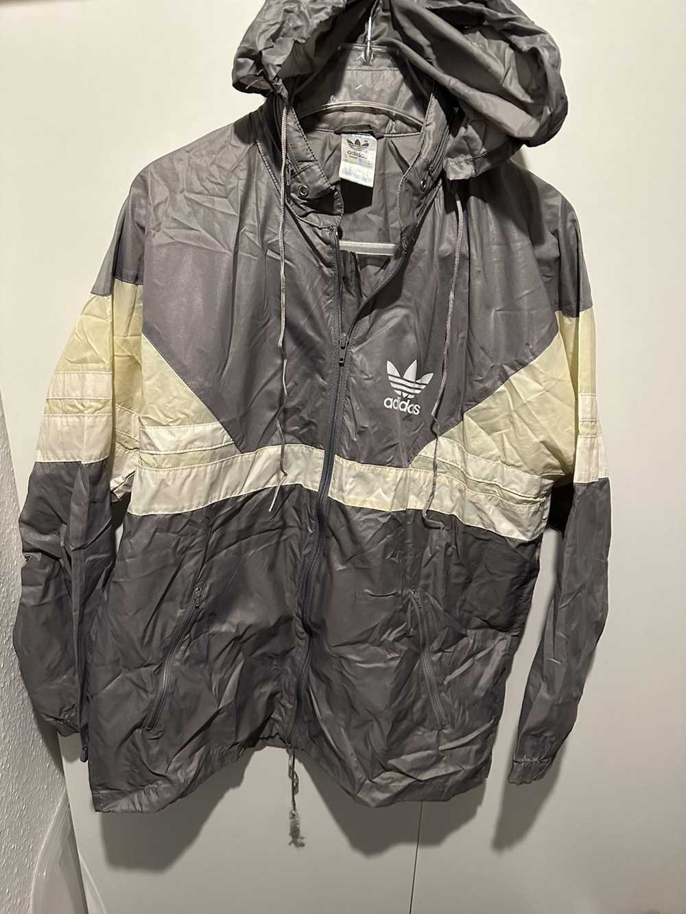 Adidas Adidas Windbreaker Jacke Size M Vintage Tr… - image 1